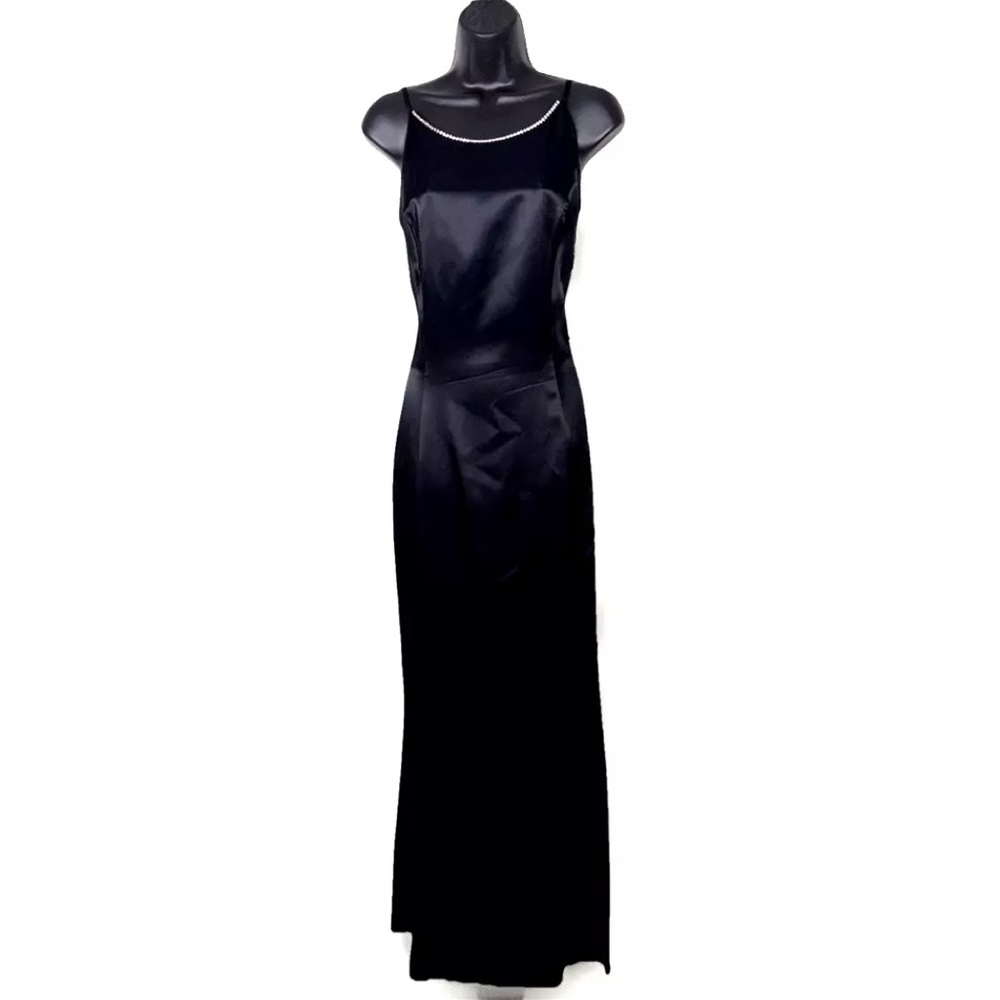 Gunne Sax sz 11 Jessica McClintock Slip sheath dress Prom Gown Vtg Y2K 90's